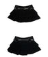 anyonemore(エニワンモア)/ベルトセット 2段ティアード フリル ミニスカート（インナーパンツ付き）/Kasen Cancan Frill Mini Skirt | AT2254038 | ブラック