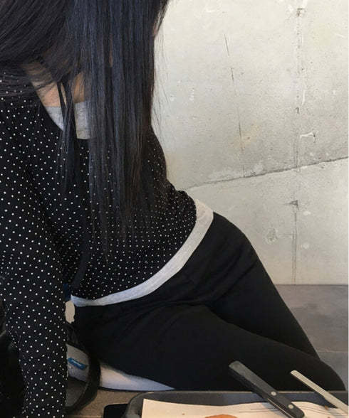 anyonemore(エニワンモア)/バックポケット スリム ブーツカット スウェットパンツ トレーニングパンツ/Living Back Pocket Slim Bootcut Training Pants | AT2254041 | ブラック