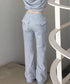 anyonemore(エニワンモア)/バックポケット スリム ブーツカット スウェットパンツ トレーニングパンツ/Living Back Pocket Slim Bootcut Training Pants | AT2254041 | グレー