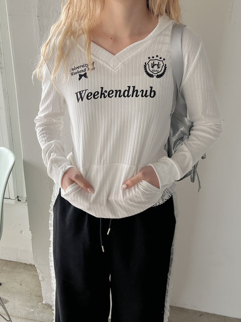 スポーツフーディートップス | SL2251637 | ホワイト