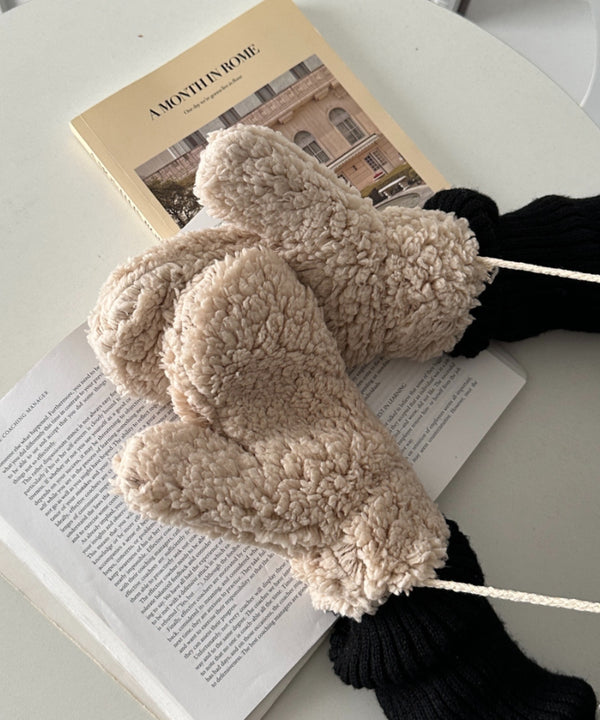 もこもこボアミトン手袋 | CL6254015 | ベージュ