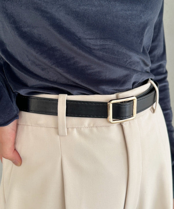 スクエア/オーバルアソート穴なしベルト | CL6256071 | ブラック系その他