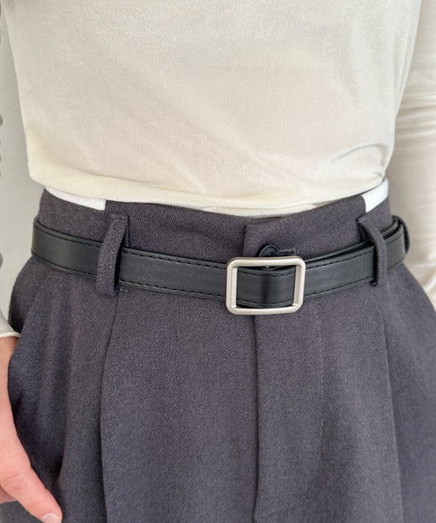 スクエア/オーバルアソート穴なしベルト | CL6256071 | ブラック系その他2