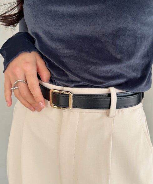 スクエア/オーバルアソート穴なしベルト | CL6256071 | ブラック系その他