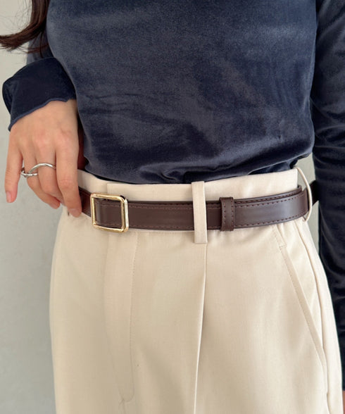 スクエア/オーバルアソート穴なしベルト | CL6256071 | ブラウン系その他