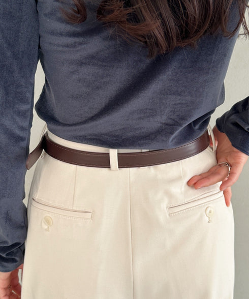 スクエア/オーバルアソート穴なしベルト | CL6256071 | ブラウン系その他