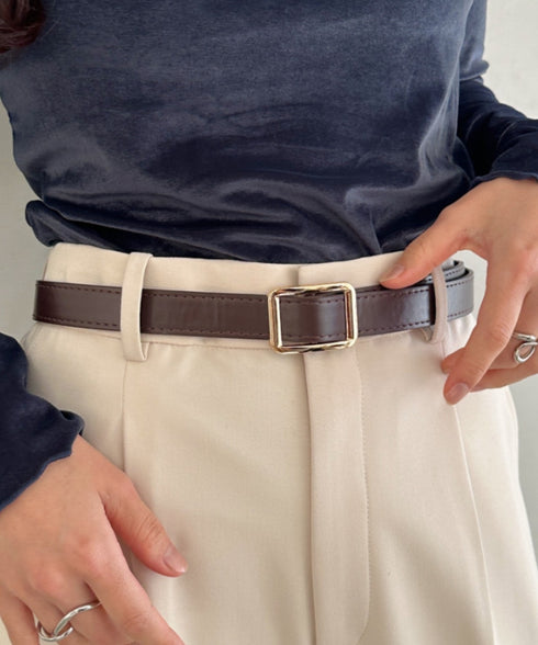 スクエア/オーバルアソート穴なしベルト | CL6256071 | ブラウン系その他
