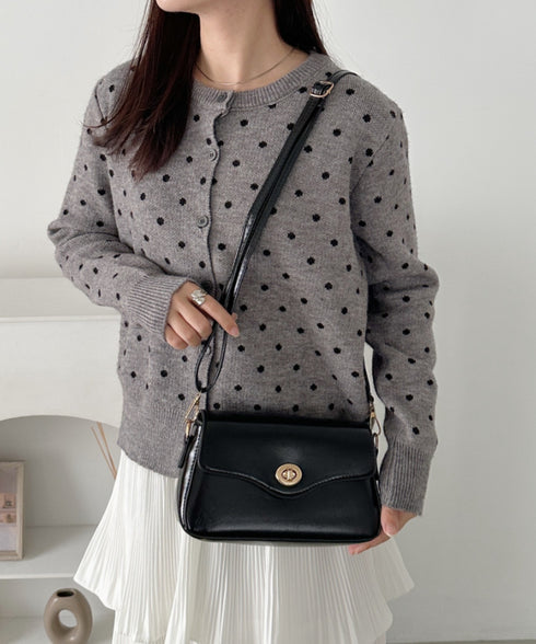 2wayPUハンドショルダーバッグ | CL1256072 | ブラック