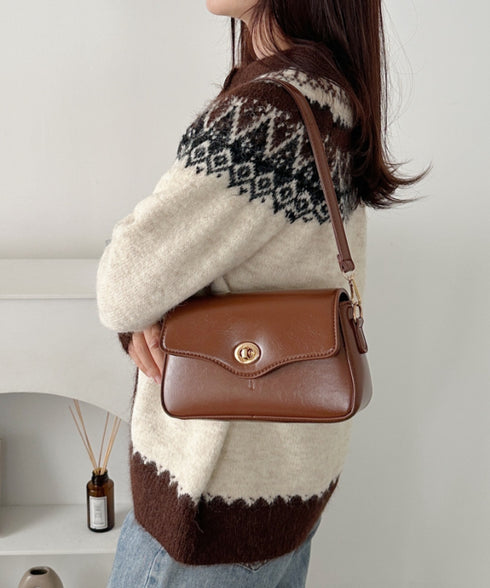 2wayPUハンドショルダーバッグ | CL1256072 | ブラウン