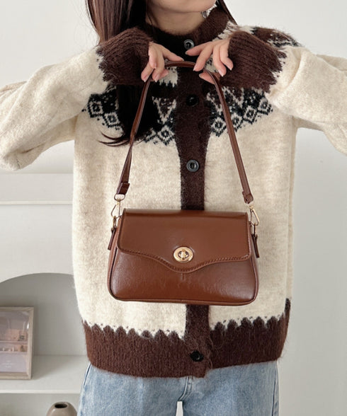 2wayPUハンドショルダーバッグ | CL1256072 | ブラウン