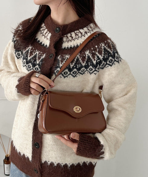 2wayPUハンドショルダーバッグ | CL1256072 | ブラウン