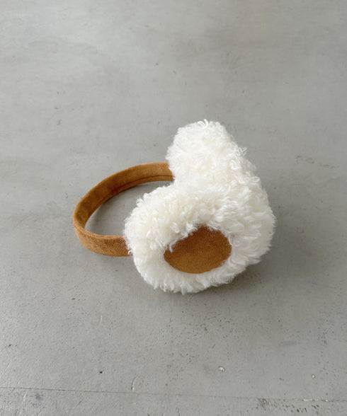 折りたたみボアムートンイヤーマフ | CL6254019 | キャメル