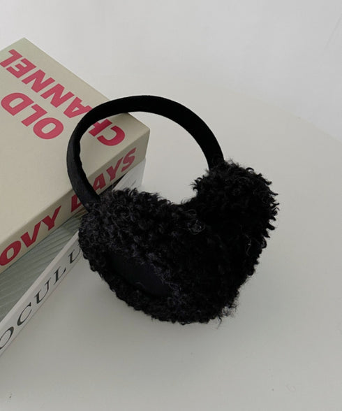 折りたたみボアムートンイヤーマフ | CL6254019 | ブラック