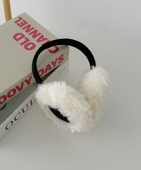 折りたたみボアムートンイヤーマフ | CL6254019 | ブラック系その他