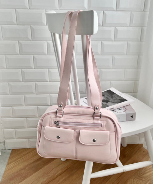 ダブルポケットボストンバッグ | CL1256073 | ピンク