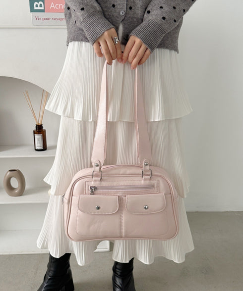 ダブルポケットボストンバッグ | CL1256073 | ピンク