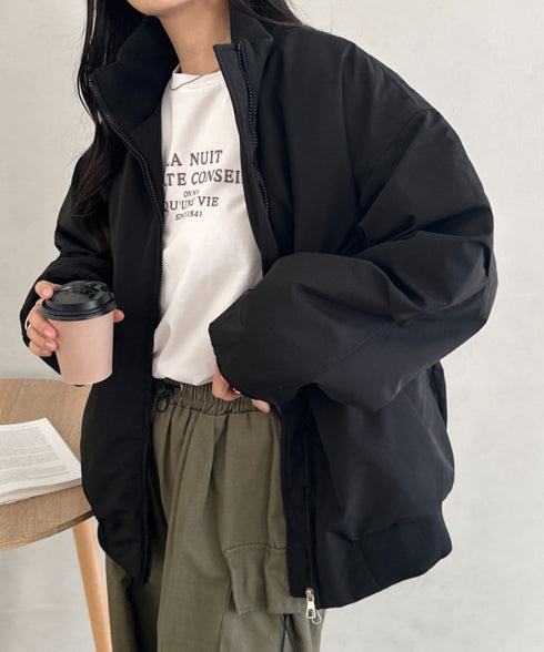 オーバーサイズスタンドカラーブルゾン | CL2254020 | ブラック