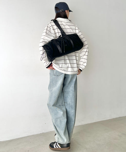 THE NORTH FACE(ザ・ノースフェイス)/軽量 ショルダートートバッグ ダッフルバッグ/BONNEY DUFFLE BAG S | IM1254053 | ブラック系その他