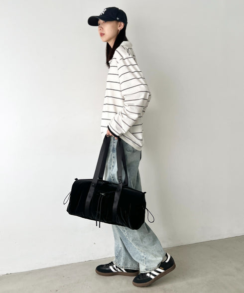 THE NORTH FACE(ザ・ノースフェイス)/軽量 ショルダートートバッグ ダッフルバッグ/BONNEY DUFFLE BAG S | IM1254053 | ブラック系その他