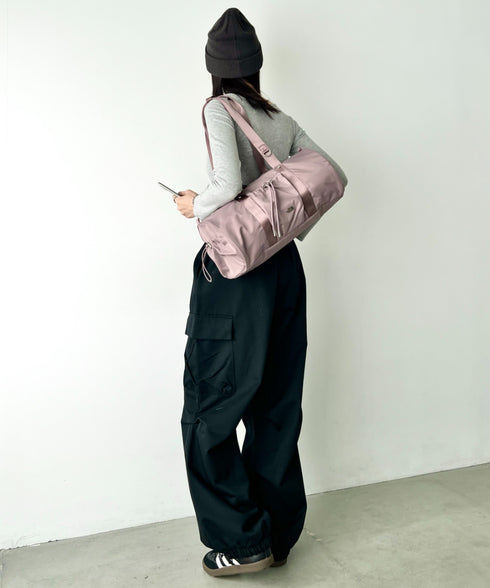 THE NORTH FACE(ザ・ノースフェイス)/軽量 ショルダートートバッグ ダッフルバッグ/BONNEY DUFFLE BAG S | IM1254053 | ピンク