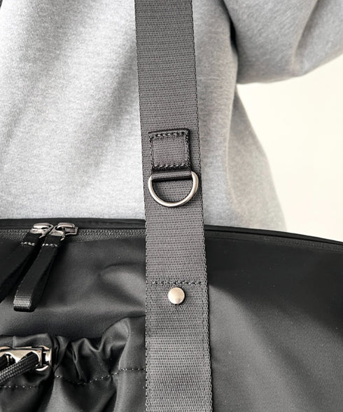 THE NORTH FACE(ザ・ノースフェイス)/軽量 ショルダートートバッグ ダッフルバッグ/BONNEY DUFFLE BAG S | IM1254053 | ブラック