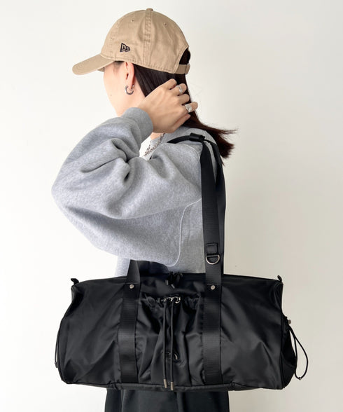 THE NORTH FACE(ザ・ノースフェイス)/軽量 ショルダートートバッグ ダッフルバッグ/BONNEY DUFFLE BAG S | IM1254053 | ブラック