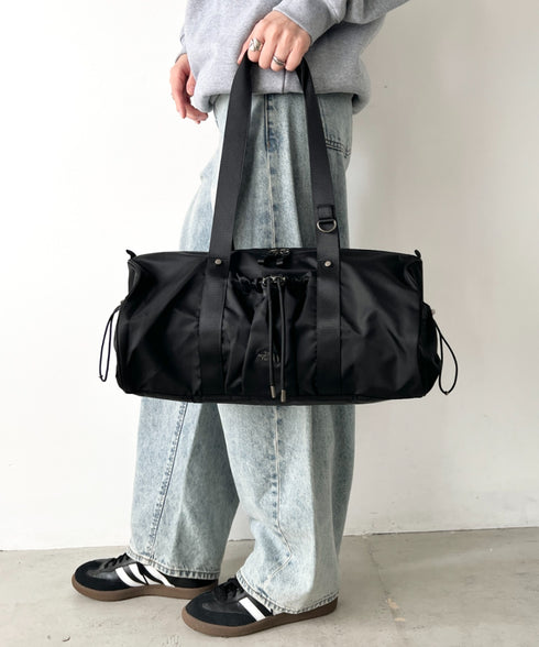 THE NORTH FACE(ザ・ノースフェイス)/軽量 ショルダートートバッグ ダッフルバッグ/BONNEY DUFFLE BAG S | IM1254053 | ブラック