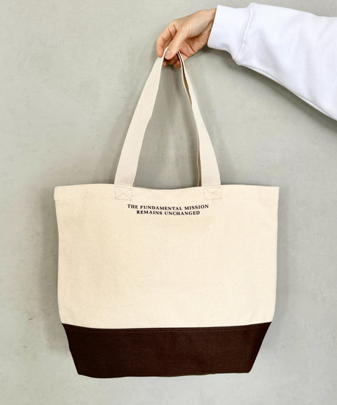 THE NORTH FACE(ザ・ノースフェイス)/A4対応 大容量 キャンバス トートバッグ/BLOCK CANVAS BAG | IM1254055 | クリーム