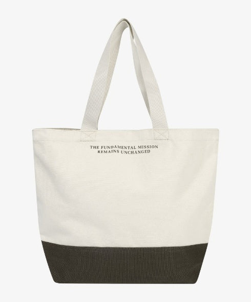 THE NORTH FACE(ザ・ノースフェイス)/A4対応 大容量 キャンバス トートバッグ/BLOCK CANVAS BAG | IM1254055 | クリーム