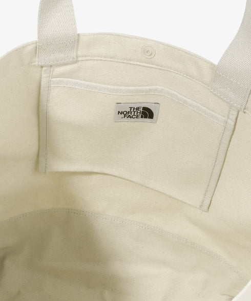 THE NORTH FACE(ザ・ノースフェイス)/A4対応 大容量 キャンバス トートバッグ/BLOCK CANVAS BAG | IM1254055 | クリーム