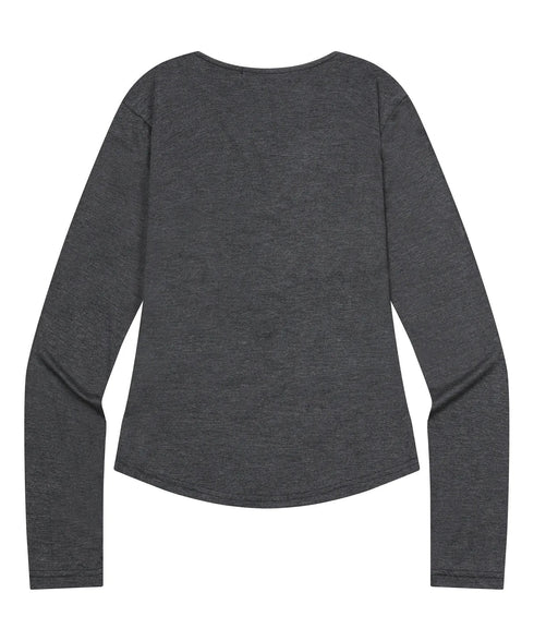 MUCENT(ムセント)/スリム フィット ラウンドネック カーディガン/ANZ SLIM FIT R-NECK CARDIGAN | AT2254056 | チャコールグレー