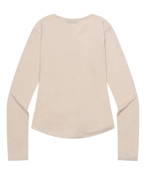 MUCENT(ムセント)/スリム フィット ラウンドネック カーディガン/ANZ SLIM FIT R-NECK CARDIGAN | AT2254056 | ベージュ