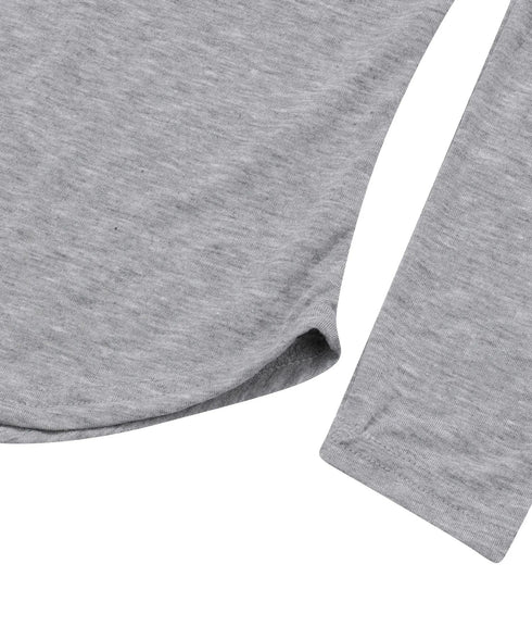 MUCENT(ムセント)/スナップボタン スリム フィット フード Tシャツ/RUEN SIGNATURE SLIM HOOD T | AT2254057 | グレー