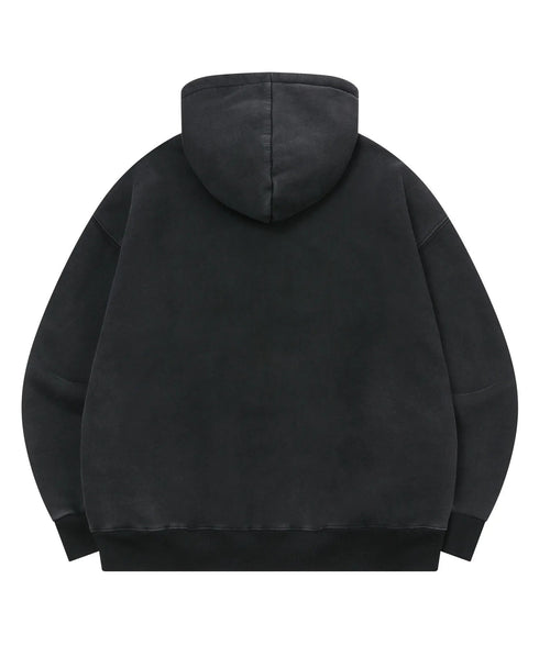 MUCENT(ムセント)/ロゴ刺繍 ベーシック フーディ パーカー/SIGNATURE BASIC LOGO HOOD T | AT2254044 | ブラック系その他