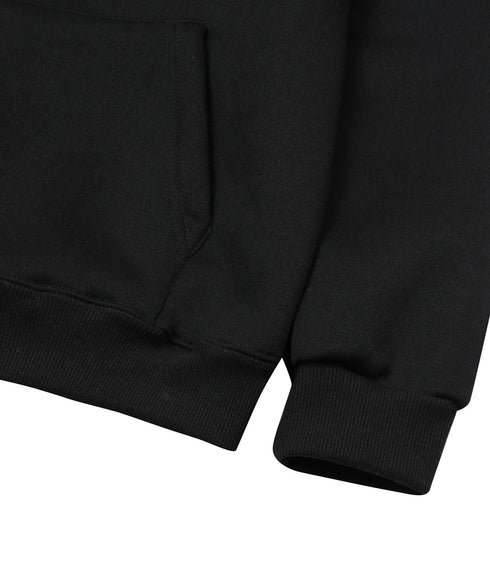 MUCENT(ムセント)/ロゴ刺繍 ベーシック フーディ パーカー/SIGNATURE BASIC LOGO HOOD T | AT2254044 | ブラック