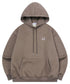 MUCENT(ムセント)/ロゴ刺繍 ベーシック フーディ パーカー/SIGNATURE BASIC LOGO HOOD T | AT2254044 | モカ