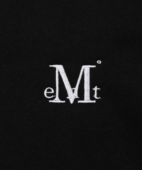 MUCENT(ムセント)/ロゴ刺繍 ベーシック プルオーバー スウェット/SIGNATURE BASIC LOGO MTM | AT2254046 | ブラック