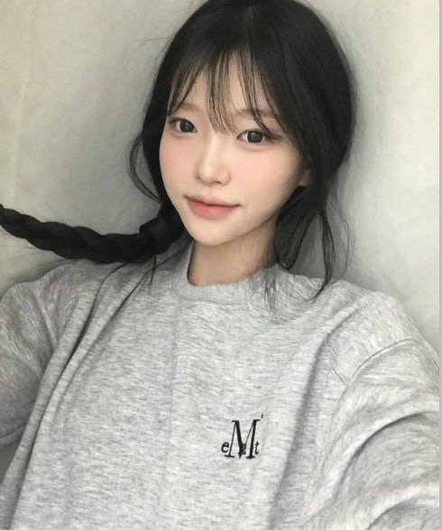 MUCENT(ムセント)/ロゴ刺繍 ベーシック プルオーバー スウェット/SIGNATURE BASIC LOGO MTM | AT2254046 | グレー