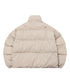 MUCENT(ムセント)/中綿 ジップアップ スタンドカラー ハイネック ダウンジャケット/Hep High Neck Signature Wellon Padding | AT2254047 | ベージュ