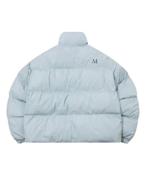 MUCENT(ムセント)/中綿 ジップアップ スタンドカラー ハイネック ダウンジャケット/Hep High Neck Signature Wellon Padding | AT2254047 | ライトブルー