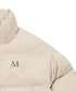 MUCENT(ムセント)/中綿 ジップアップ スタンドカラー ハイネック ダウンジャケット/Hep High Neck Signature Wellon Padding | AT2254047 | ベージュ