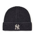 MLB KOREA(エムエルビーコリア)/ヴィンテージ ロゴ ダメージ ビーニー ニット帽/Vintage basic mid beanie | AT5254049 | ブラック