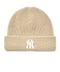 MLB KOREA(エムエルビーコリア)/ロゴ刺繍ビーニー ニット帽/New jelly mid-binnie | AT5254050 | ベージュ