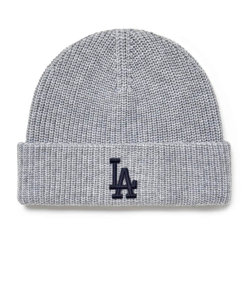 MLB KOREA(エムエルビーコリア)/ロゴ刺繍ビーニー ニット帽/New jelly mid-binnie | AT5254050 | グレー