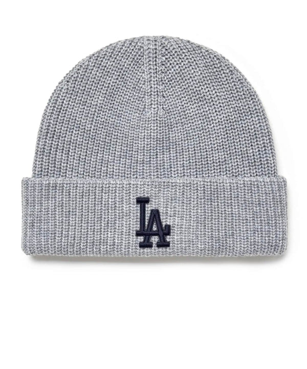 MLB KOREA(エムエルビーコリア)/ロゴ刺繍ビーニー ニット帽/New jelly mid-binnie | AT5254050 | グレー