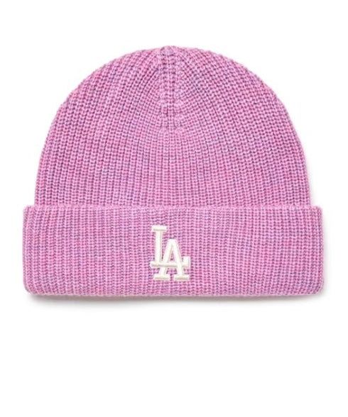 MLB KOREA(エムエルビーコリア)/ロゴ刺繍ビーニー ニット帽/New jelly mid-binnie | AT5254050 | ピンク