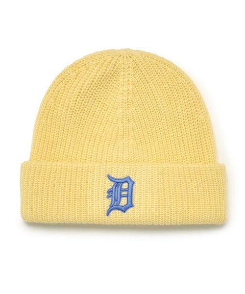 MLB KOREA(エムエルビーコリア)/ロゴ刺繍ビーニー ニット帽/New jelly mid-binnie | AT5254050 | イエロー
