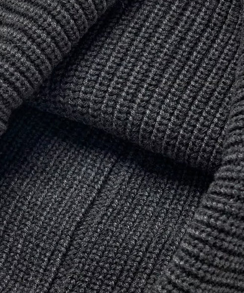 MLB KOREA(エムエルビーコリア)/ロゴ刺繍ビーニー ニット帽/New jelly mid-binnie | AT5254050 | チャコールグレー