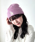 MLB KOREA(エムエルビーコリア)/ロゴ刺繍ビーニー ニット帽/New jelly mid-binnie | AT5254050 | ピンク