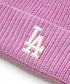 MLB KOREA(エムエルビーコリア)/ロゴ刺繍ビーニー ニット帽/New jelly mid-binnie | AT5254050 | ピンク